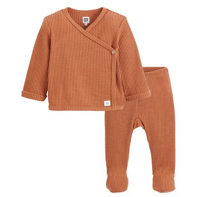 2-teiliges Set aus Jacke und Hose mit Füssen LA REDOUTE COLLECTIONS