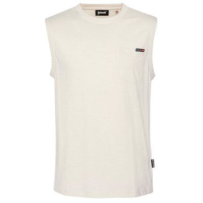 T-shirt sans manche effet flammé SCHOTT
