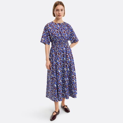 Floral full maxi dress with short sleeves LA REDOUTE COLLECTIONS
