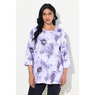 T-shirt en coton Pima, manches 3/4 et rond ULLA POPKEN