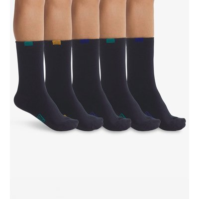 Lot de 5 paires de chaussettes enfant en coton Bleu Marine Ecodim DIM