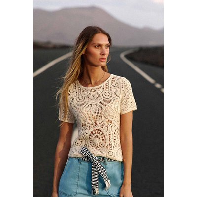 Pull col rond uni MALIA LA PETITE ETOILE