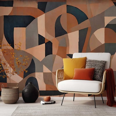 Papier peint Mosaïque Moka HEXOA