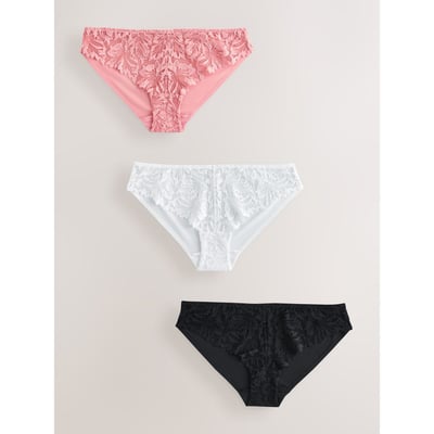 Culotte invisible avec dentelle, lot de 3 NEXT