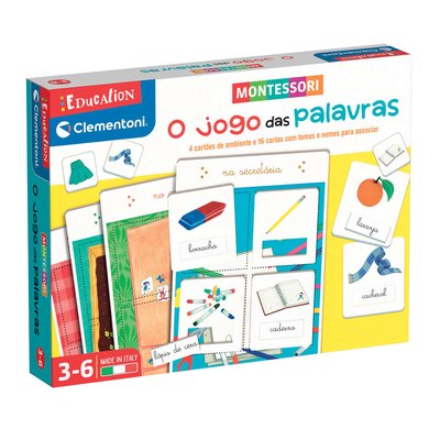 Brinquedo "Montessori - O jogo das palavras", CLEMENTONI CLEMENTONI
