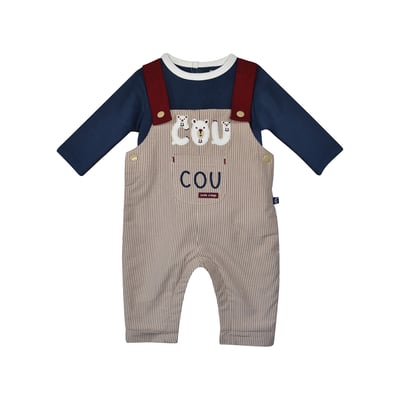 T shirt + salopette naissance frejus SUCRE D'ORGE