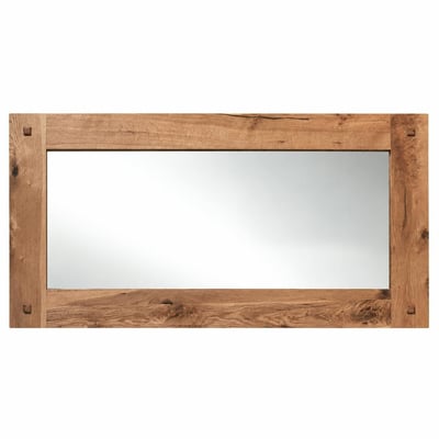 Miroir mural en bois naturel avec cadre épais - 150 cm FJORD PIER IMPORT