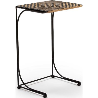Table d'appoint osier naturel et métal  style contemporain RECOLLECTION