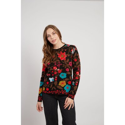 Pull en maille jacquard col rond CADETTE DERHY