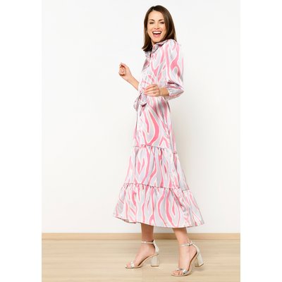 Robe-chemise à imprimé zébré LOLALIZA