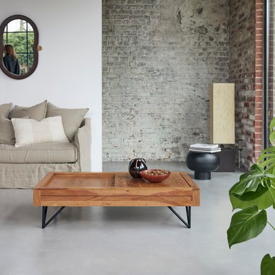 Table basse rangement en acacia massif BONNIE TIKAMOON
