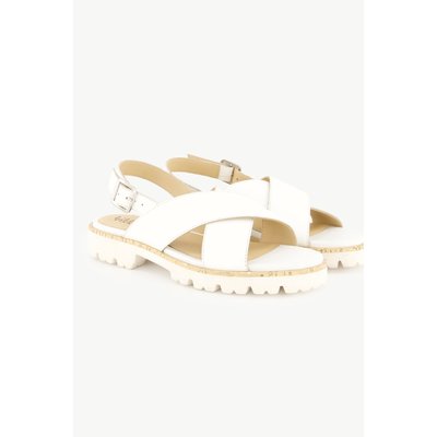 Sandales en cuir, brides croisées - largeur H ULLA POPKEN