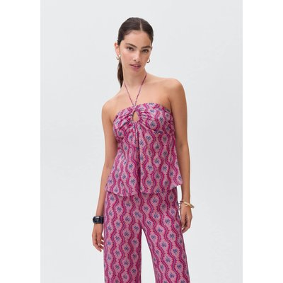 Top imprimé emmanchures américaines MANGO TEEN