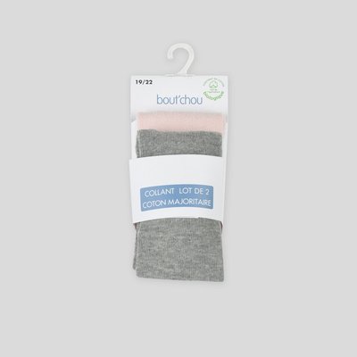 Lot de 2 paires de collants en jersey BIO BOUT'CHOU