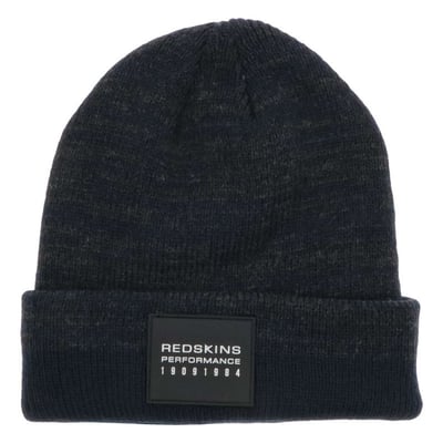 Bonnet marine en maille moulinée avec un patch au nom de la marque REDSKINS