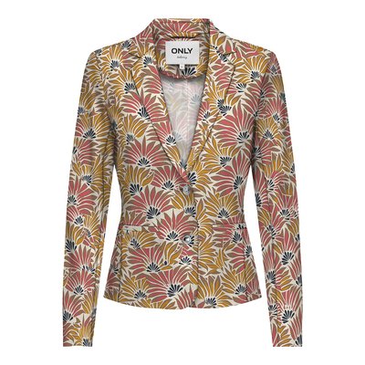 Blazer cintré fleuri ONLY
