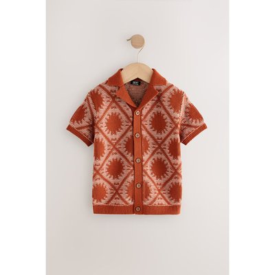 Polo en maille texturé et col à revers NEXT
