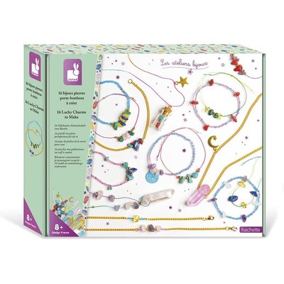Kit Créatif - 16 Bijoux Pierre Porte-bonheur À Créer JANOD