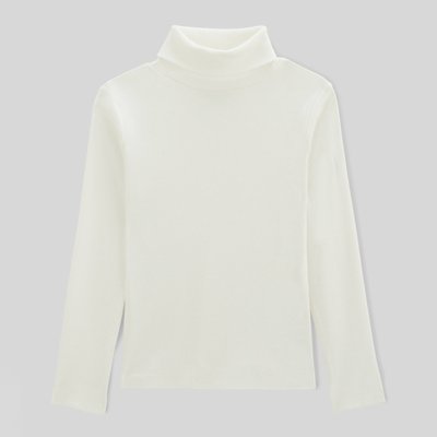 T-shirt uni manches longues col roulé MONOPRIX
