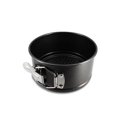 Moule à charnière à fond amovible en acier carbone 14cm, AMANDINE MENASTYL