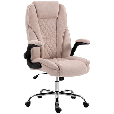 Chaise de bureau Velours (100 % polyester) HOMCOM