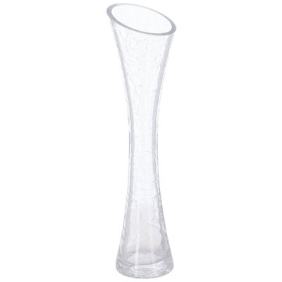 Soliflore évasé effet craquelé en verre ATMOSPHERA