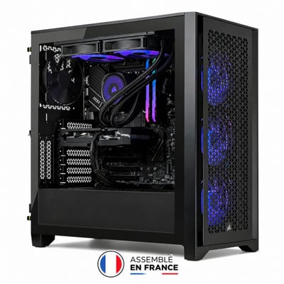 PC Gamer 4000D 5060R7 - AMD Ryzen 7 5700X - NVIDIA GeForce RTX 5070 - 16 Go RAM DDR4 - SSD 1 To - SANS OS CORSAIR