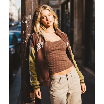 Débardeur à Pois Coupe Ajustée SUPERDRY