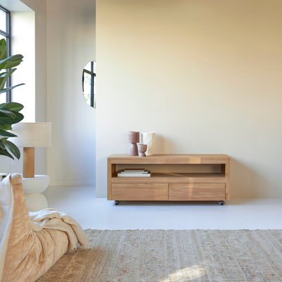 Meuble TV en teck massif 140 cm ANOA TIKAMOON