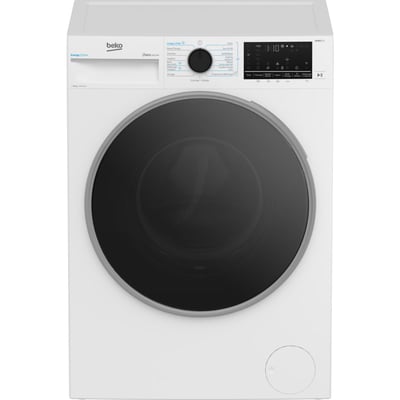 Lave linge hublot B7WFT6104019W - 10 kg - 1400 tr/min - Classe A - Moteur induction - wifi - EnergySpin -FiberCatcher BEKO