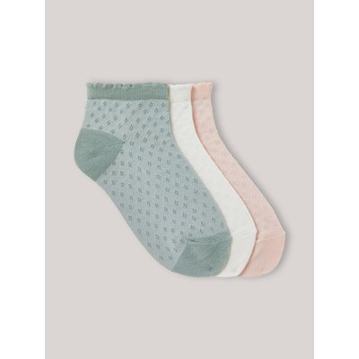 Socquettes pointelles par lot de 3 CYRILLUS