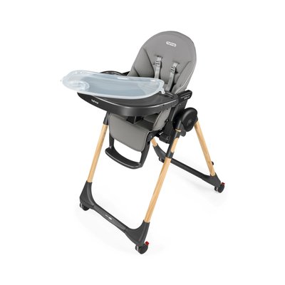 Chaise haute pliante Prima Pappa Follow me Ambiance Ice PEG PEREGO