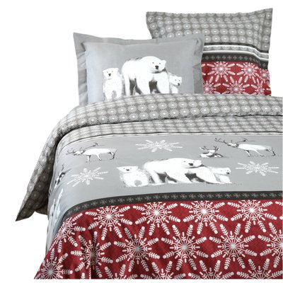 Housse de couette + taies Ours d' Aigueblanche EDEN