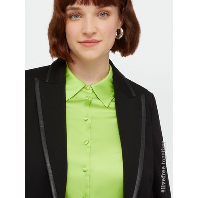 Blazer en maille MILANO avec bords brillants, col à revers, bouton FIORELLA RUBINO