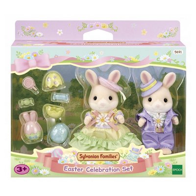 5691 La chasse aux oeufs des freres et surs lapin marguerite SYLVANIAN FAMILIES