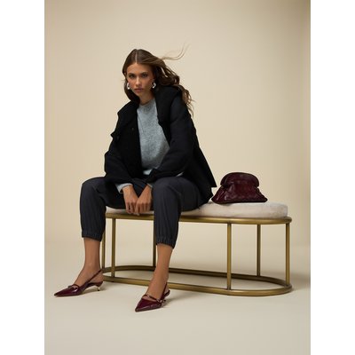 Pantalon en flanelle de viscose mélangée stretch OLTRE