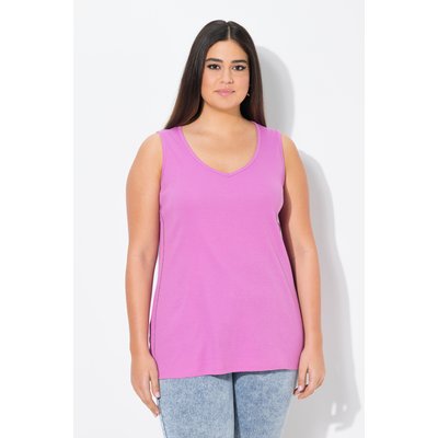 T-shirt sans manches en jersey côtelé ULLA POPKEN