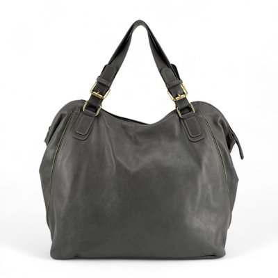 Grand sac à main en cuir lisse italien CAMELIA OH MY BAG