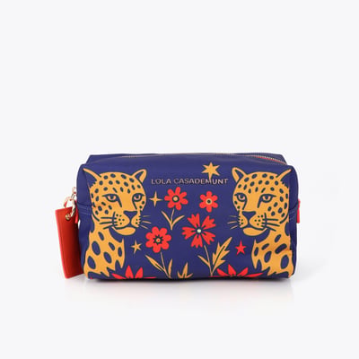Trousse de toilette imprimé léopard LOLA CASADEMUNT