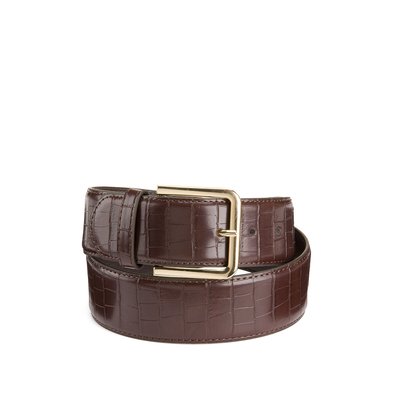 Ремень из полиуретана под крокодиловую кожу LA REDOUTE COLLECTIONS