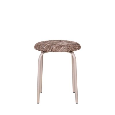 Tabouret en tissu et métal H43cm - Asmara HOUSE NORDIC