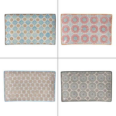 Plat rectangle   29x17 cm-BOHÈME TABLE PASSION