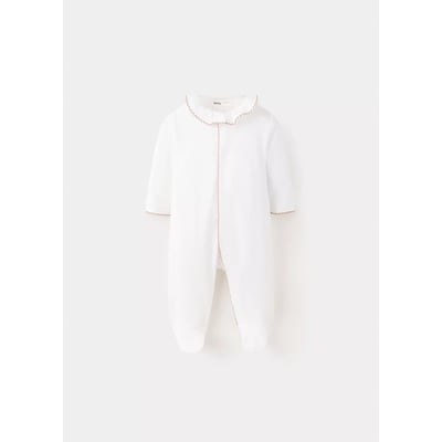 Pyjama une pièce avec passepoils contrastants MANGO BABY