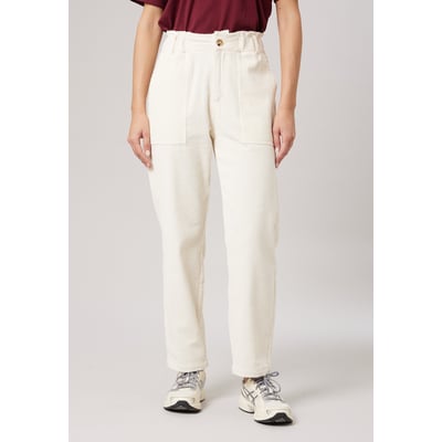 Pantalon carotte femme en velours côtelé 100% coton WENDELI DEELUXE