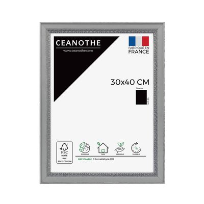 Cadre Photo 30x40 Cm Bois Massif Fsc ALMA CEANOTHE