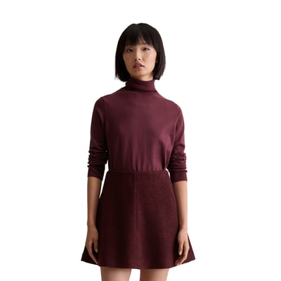 Minijupe A-Shape en laine bouillie MARC O’POLO DENIM