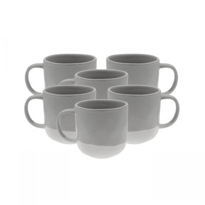 Lot de 6 mugs, TERRE DE SIENNE ARD TIME