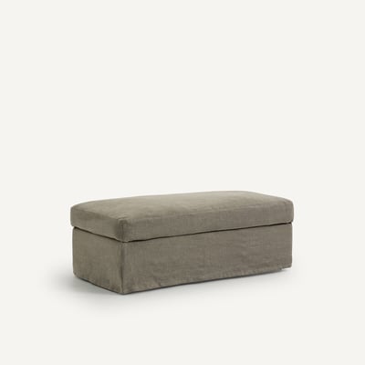 Repose-pieds lin épais stonewashed, Neo Chiquito AM.PM