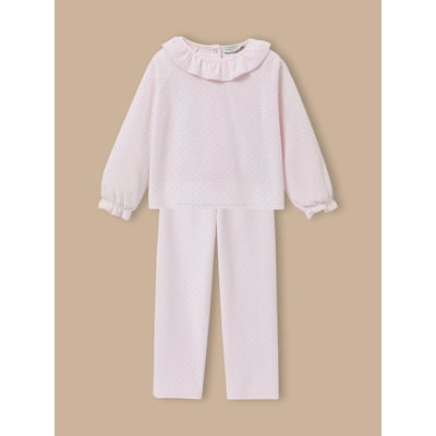 Pyjama velours imprimé pois CYRILLUS