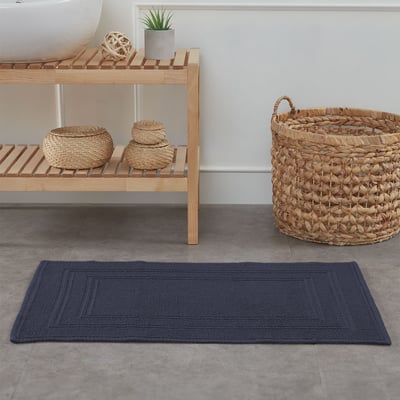 Tapis en coton antidérapant 1350 g/m² PUNTO PLAIN SENSEI MAISON